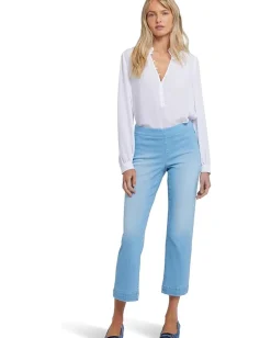 Jeans|NYDJ Bailey Relaxed Straight Ankle Pull-On Canary Beach