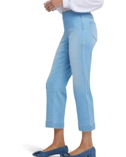Jeans|NYDJ Bailey Relaxed Straight Ankle Pull-On Canary Beach