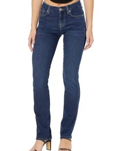 7 For All Mankind Jeans<B(air) Kimmie Straight in Rinsed Indigo