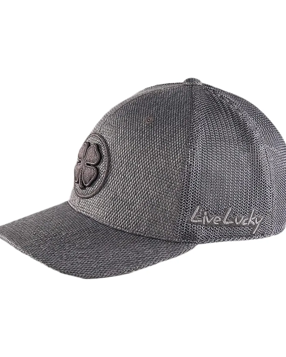 Accessories|Accessories|Black Clover Bamboo 3 Adjustable Hat Charcoal Clover/Charcoal