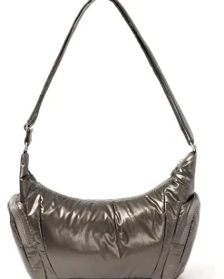 Baggallini Banana Sling Gunmetal Puff