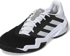 adidas Barricade 13 Tennis Shoes Black/White/Grey Clearance