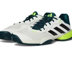 adidas Kids Shoes|Shoes<Barricade Tennis Shoes (Little Kid/Big Kid) Off White/Black/Aurora Ivy