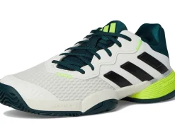 adidas Kids Shoes|Shoes<Barricade Tennis Shoes (Little Kid/Big Kid) Off White/Black/Aurora Ivy