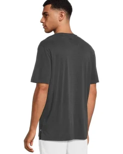 Activewear|T-Shirts|Tommy Bahama Bay Stripe V-neck Coal