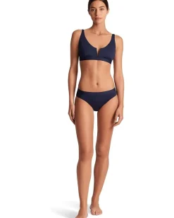 Women Lauren Ralph Lauren Beach Club Solid V Wire Over the Shoulder Top