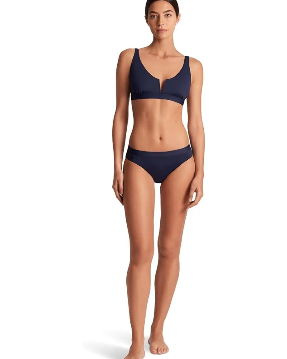 Women Lauren Ralph Lauren Beach Club Solid V Wire Over the Shoulder Top