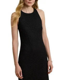 Dresses|Dresses|Lauren Ralph Lauren Beaded Netting Sleeveless Cocktail Dress Black
