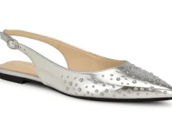 Nine West Flats<Beamz Silver