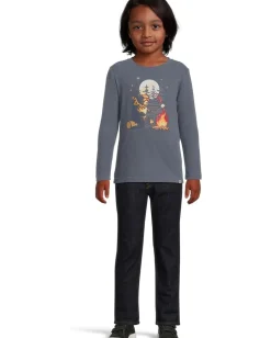 Appaman Kids Bear Camping Graphic Long Sleeve Tee (Toddler/Little Kid/Big Kid) Denim Blue Online