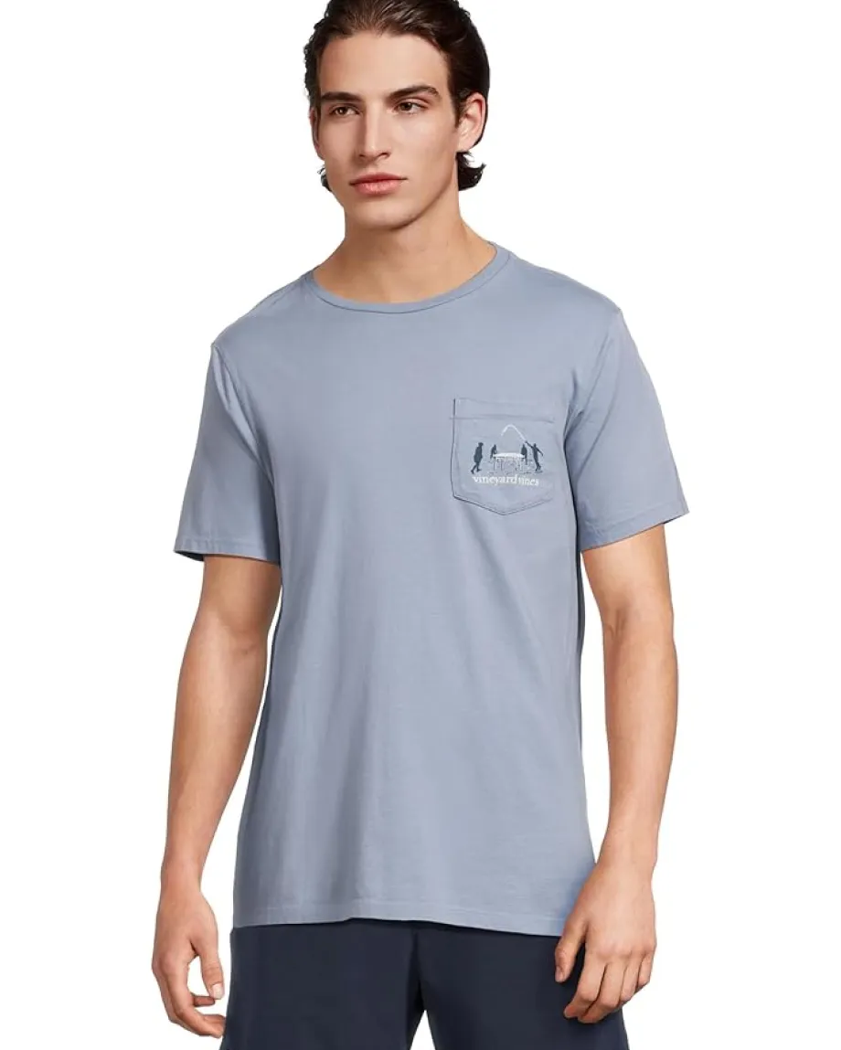 Activewear|T-Shirts|Vineyard Vines Beer Die Short Sleeve Tee Summer Evening