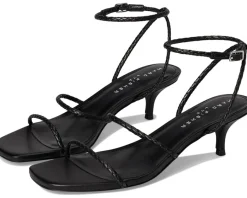 Heels|Sandals|Marc Fisher LTD Beylee Black Leather