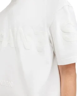 Activewear|T-Shirts|AllSaints Biggy Short Sleeve Crew Optic White