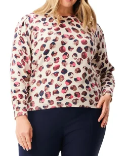 NIC+ZOE Blush Dot Sweater Pink Multi Online