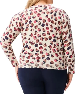 NIC+ZOE Blush Dot Sweater Pink Multi Online