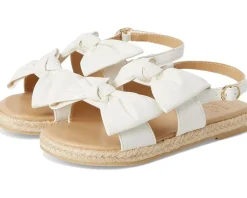 Shoes|Janie and Jack Bow Espadrille Sandal (Toddler/Little Kid/Big Kid) White