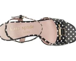 Kate Spade New York Bowdie Block Heel Sandal Black/Cream Outlet