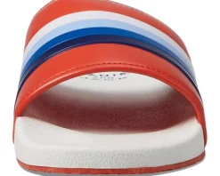 Shoes|Shoes|Janie and Jack Boys Stripe Pool Slide (Toddler/Little Kid/Big Kid) Red