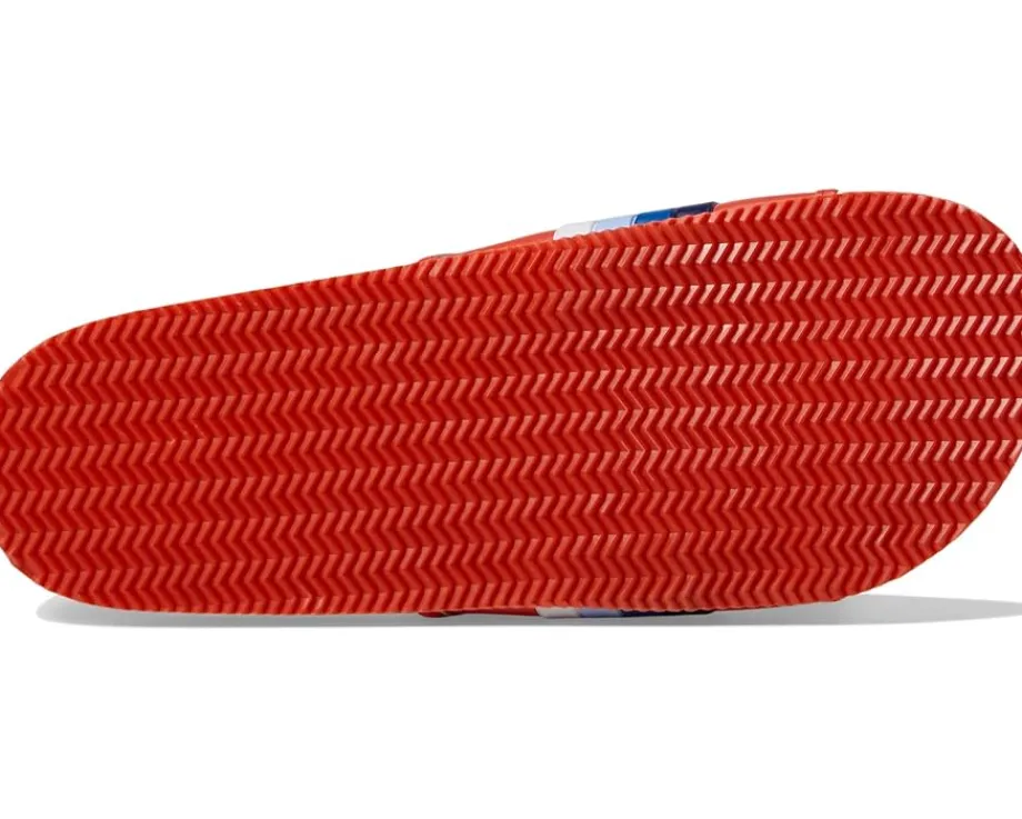 Shoes|Shoes|Janie and Jack Boys Stripe Pool Slide (Toddler/Little Kid/Big Kid) Red