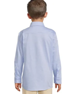 Johnston & Murphy Kids Clothing<Boys Xc Flex Stretch Long-sleeve Shirt (Big Kid) Blue