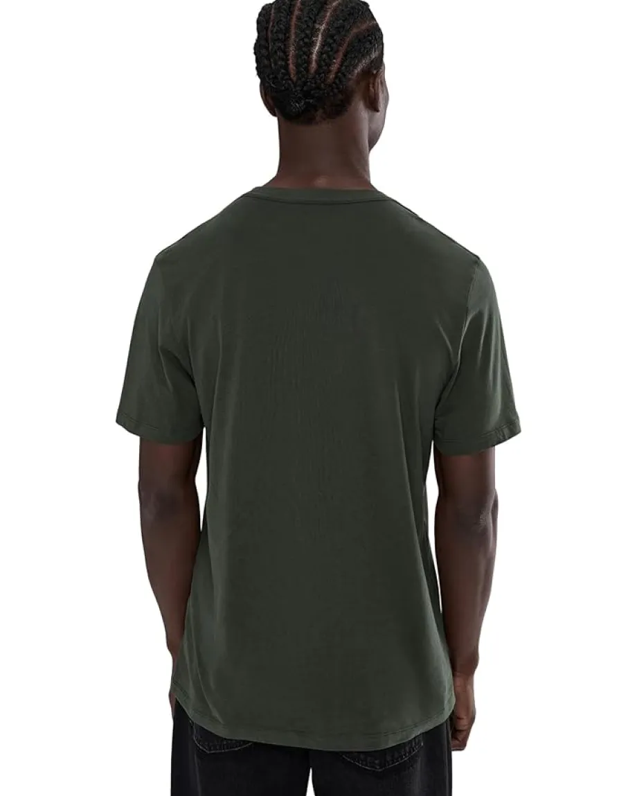 Activewear|T-Shirts|AllSaints Brace Short Sleeve Crew Duffel Green