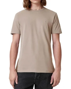 Activewear|T-Shirts|AllSaints Brace Short Sleeve Crew Flint Grey