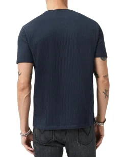 Activewear|T-Shirts|John Varvatos Brasse Crew K7009W25 Navy