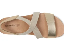 LifeStride Heels|Sandals<Breeze Gold