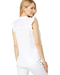 Lilly Pulitzer Briette Button Down Resort White