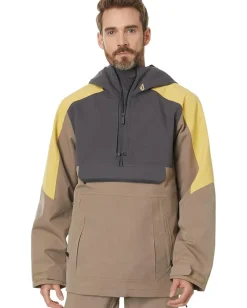 Volcom Snow Brighton Pullover Chestnut Brown Hot