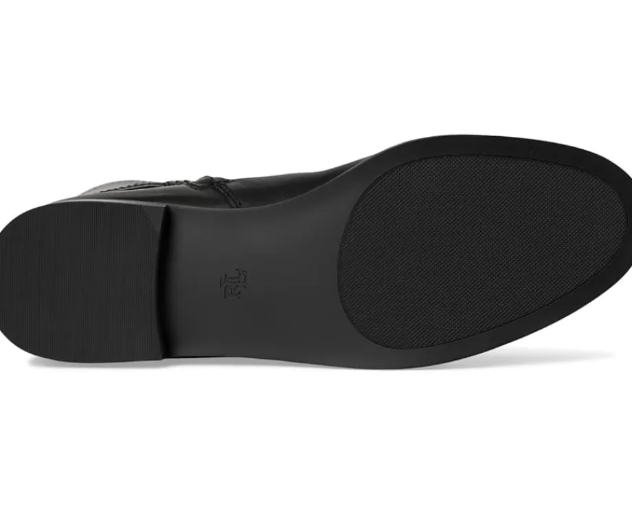 Boots|Boots|Lauren Ralph Lauren Brooke II Burnished Leather Tall Boots Black