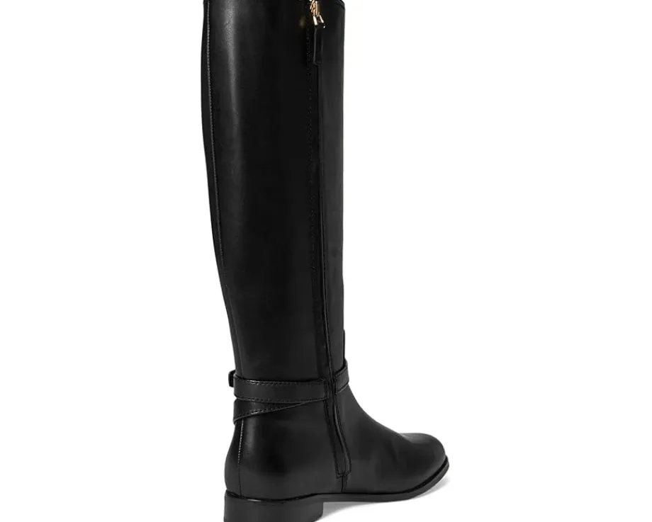 Boots|Boots|Lauren Ralph Lauren Brooke II Burnished Leather Tall Boots Black