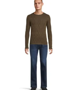 John Varvatos Brycen Crew Y2541W25 Teakwood New