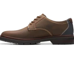 Clarks Burchill Derby Beeswax Leather Clearance