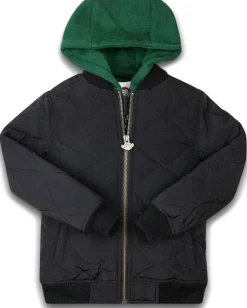 Appaman Kids BX Bomber Jacket (Big Kid) Black Clearance