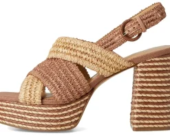 Heels|Sandals|Marc Fisher LTD Caddy Dark Tan/Natural