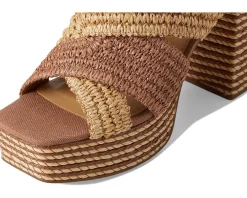 Heels|Sandals|Marc Fisher LTD Caddy Dark Tan/Natural