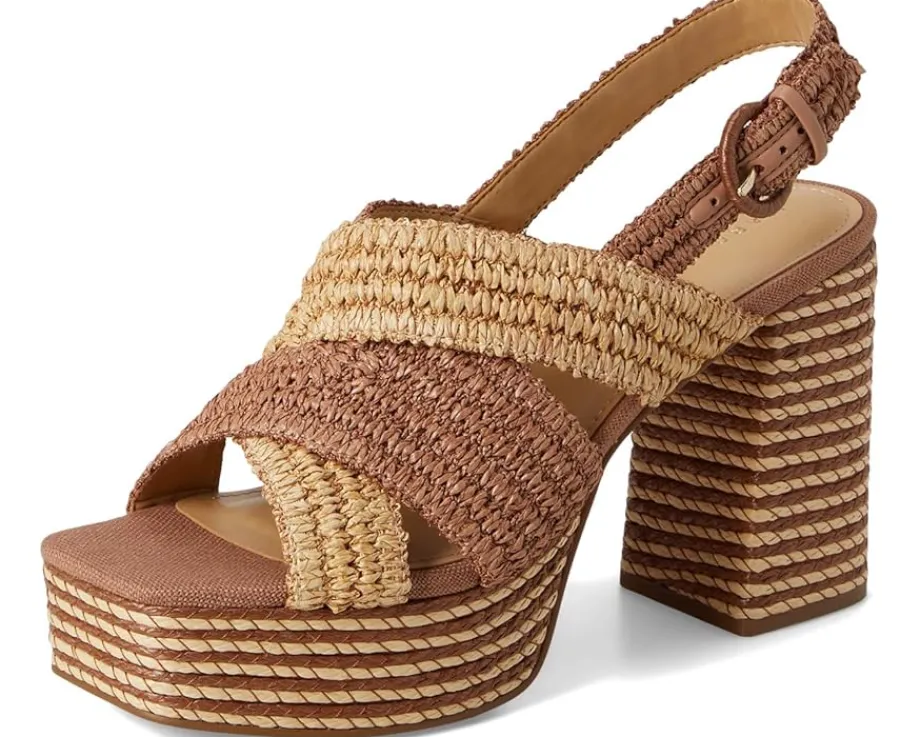 Heels|Sandals|Marc Fisher LTD Caddy Dark Tan/Natural