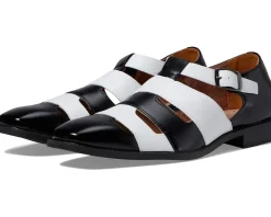 Stacy Adams Calderon City Sandal Black/White Best