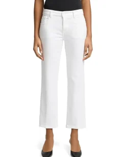 7 For All Mankind Calie Straight Ankle Soleil Hot