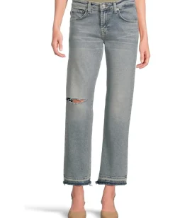 7 For All Mankind Calie Straight Ankle Shore Break Outlet