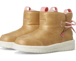 Hey Dude Kids Shoes<Camden Bow Boots Cozy (Toddler) Gold Sparkle