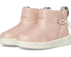 Hey Dude Kids Camden Bow Boots Cozy (Toddler) Sparkle Pink Best