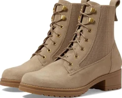 Boots|Boots|Cole Haan Camea Waterproof Combat Boot II Dark Latte Waterproof Suede
