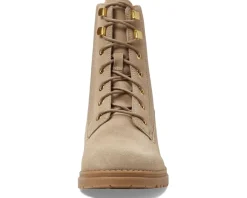 Boots|Boots|Cole Haan Camea Waterproof Combat Boot II Dark Latte Waterproof Suede