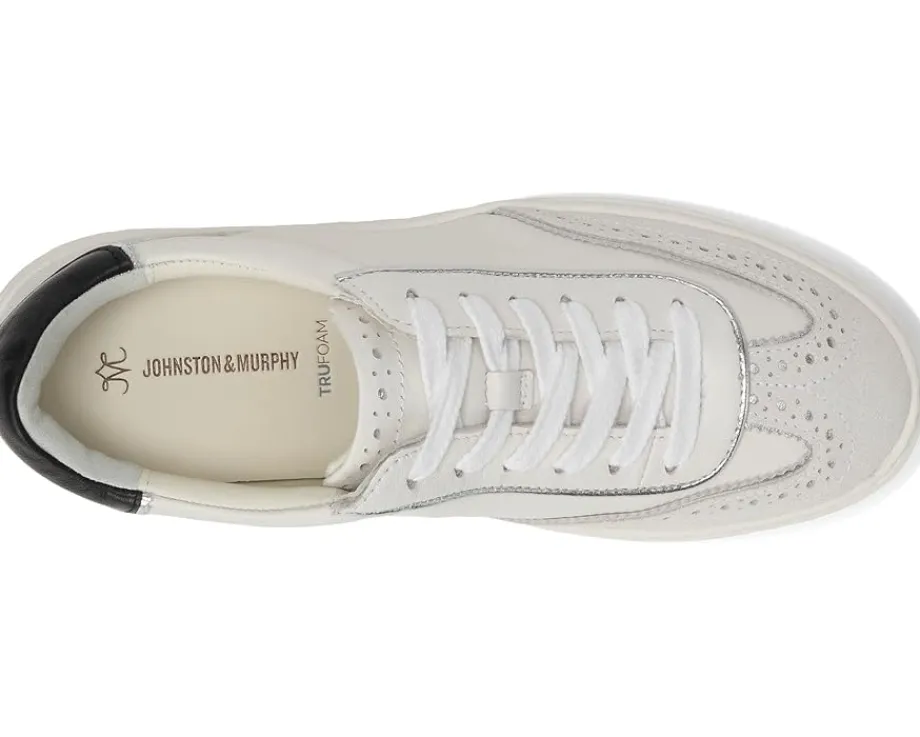 Johnston & Murphy Sneakers|Sneakers<Cammie T-Toe Lace-Up White