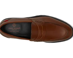 Oxfords|Oxfords|Marc Joseph New York Canal St 2.0 Cognac Brushed Napa