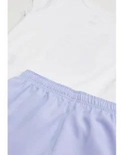 adidas Kids Clothing<Cap Sleeve Tee & Woven Short Set(Infant) White