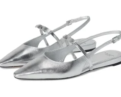 Kate Spade New York Carolina Slingback Flat Silver Hot