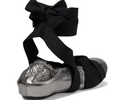 Flats|Free People Cece Wrap Ballet Flat Pewter